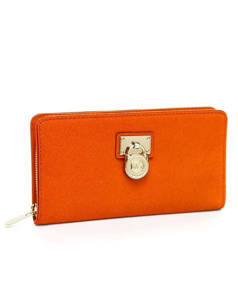 michael kors orange wallet|Michael Kors wallets for women.